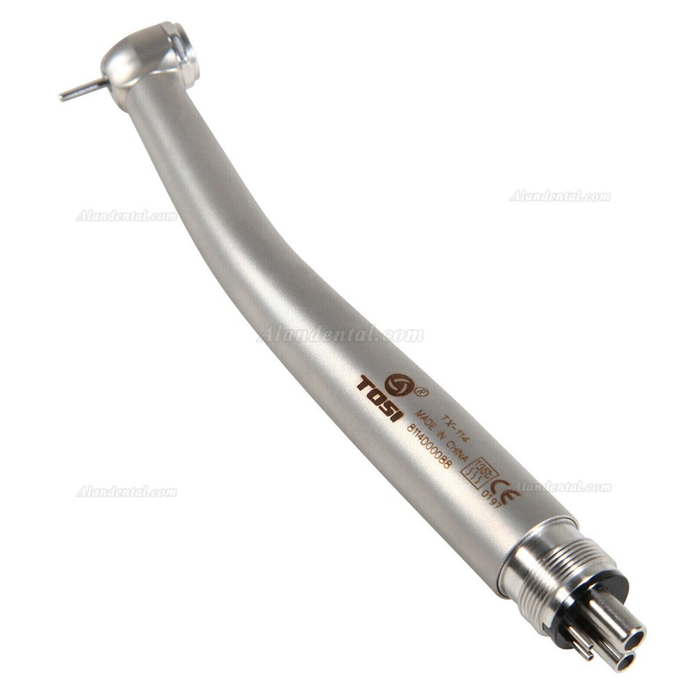 TOSI TX-114 Dental High Speed Turbine Handpiece Push Button 4Hole